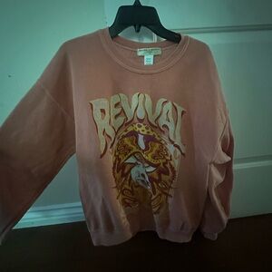 Urban Outfitters Peach Sweatshirt
